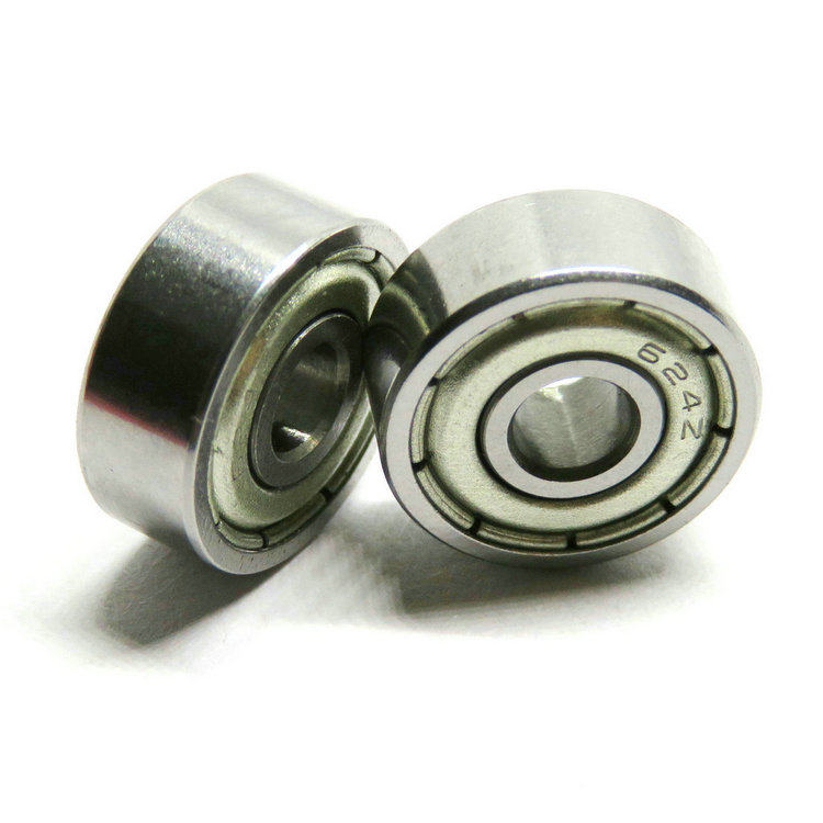 624ZZ 624-2RS Low noise micro motor ball bearings 4x13x5mm